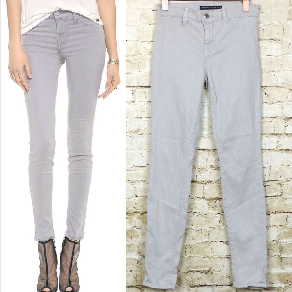 JBrand For Theory Super Skinny Luxe Vapor Jeans 28 - Picture 2 of 6